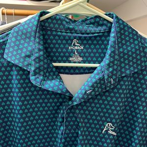 Rhoback four leaf clover polo